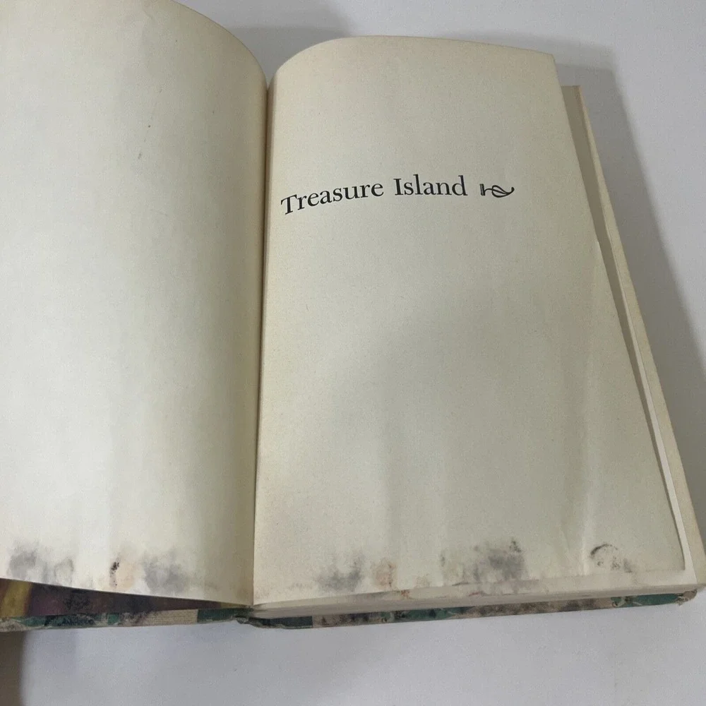 VINTAGE Treasure Island by Robert L Stevenson Junior Library HB 1947 Illustrated